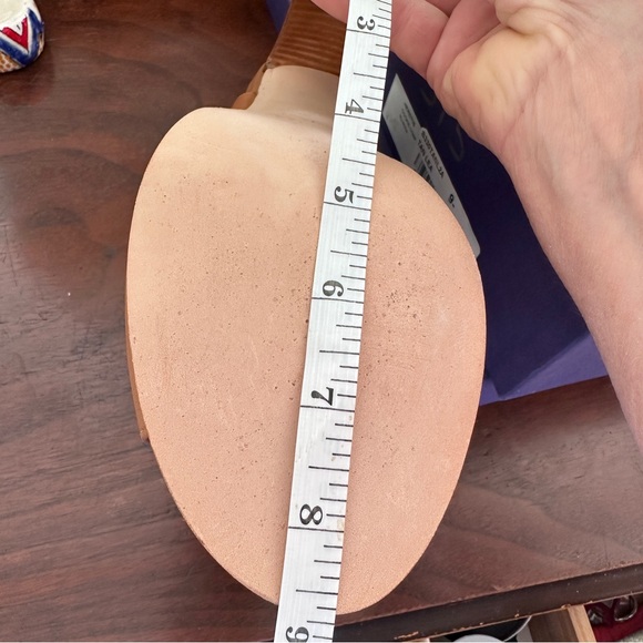 Stuart Weitzman “Hereitis” open toe bootie.  Medium brown, smooth leather.EUC - Picture 8 of 9